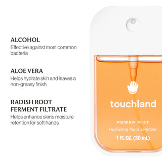 Touchland Hand Sanitizer in Velvet Peach