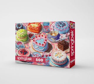 Springbok 500 Piece Puzzle -Vintage Cakes