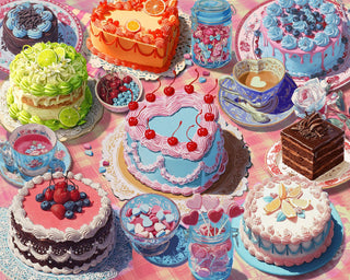 Springbok 500 Piece Puzzle -Vintage Cakes