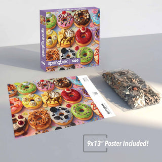 Decadent Donuts 500 Piece Puzzle