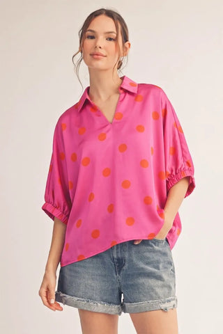 Riley Polka Dot Top
