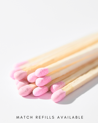 Tart by Taylor Round Match Striker - Light Pink Matches