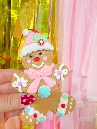 Pastel Gingerbread Ornament