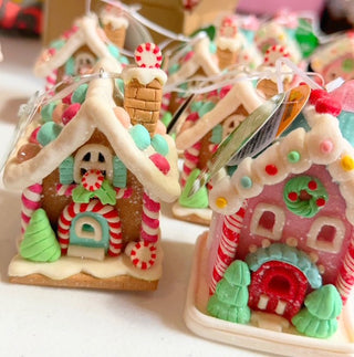 Light up Gingerbread House Ornament