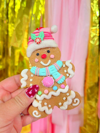 Pastel Gingerbread Ornament