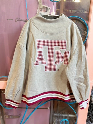 QOS Aggie Mock Neck