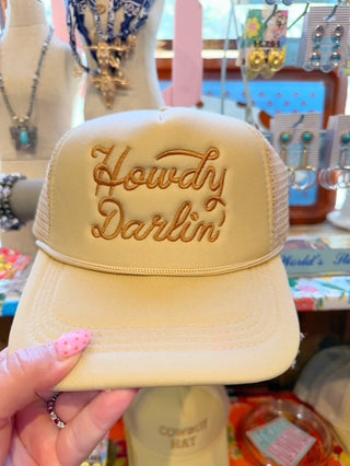 Cute Trucker Hat Howdy Darlin