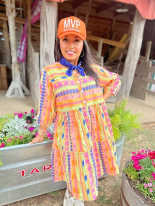 Zigs and Zags Dress
