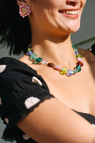 Lampwork Heart Necklace