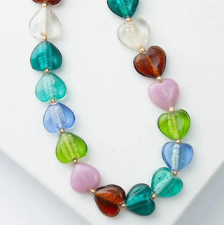 Lampwork Heart Necklace