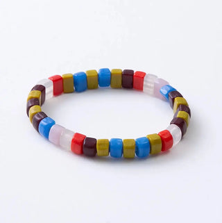 ND Natural Multicolor Glass Bracelet