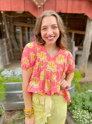 Palm Tree Ivy Jane Top