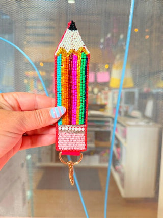 Teacher Beaded Wristlet