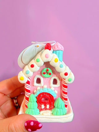 Light up Gingerbread House Ornament