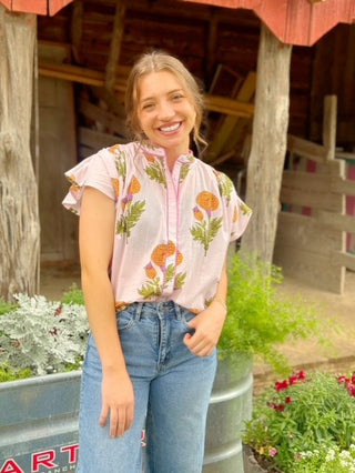 Fem De La Fleur Top