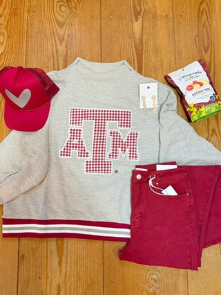 QOS Aggie Mock Neck