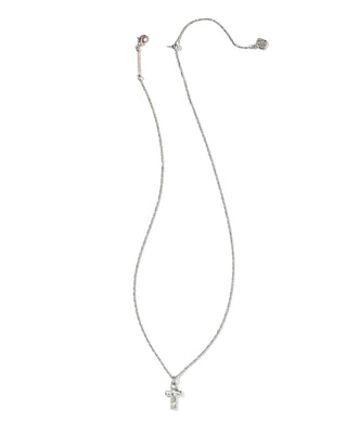 Kendra Scott Cross Necklace - Silver