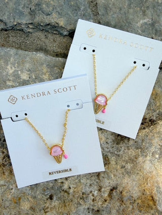 Kendra Scott Ice Cream Necklace - Strawberry