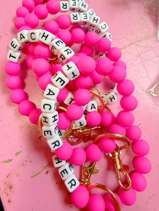 Teacher Key Bracelet