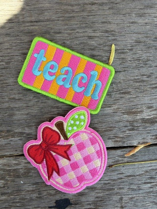 BYH Original Patch- Gingham Apple