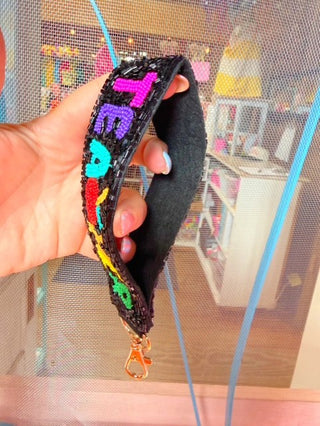 Teacher Beaded Wristlet