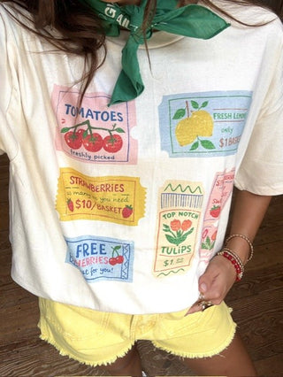 Market Ticket Tee