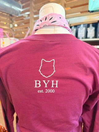 Wolves Cutout Long Sleeve Tee