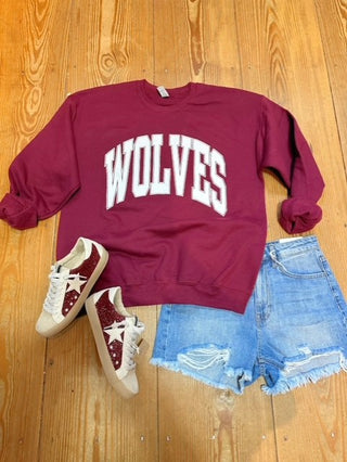 Wolves Maroon Sweatshirt