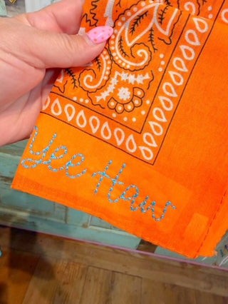 Embroidered Bandana Yee Haw